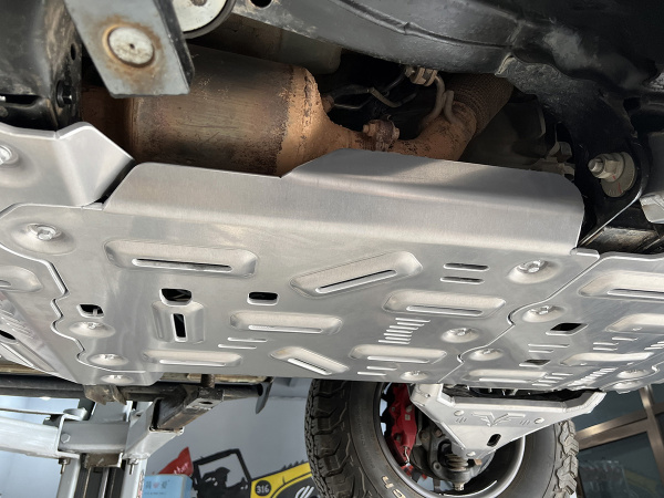 Защита Falcon радиатора, картера, РК, КПП для TANK 300 Off-road version, расширенная., алюминиевая, 8 мм