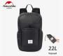 Рюкзак Naturehike 22 л, черный Рюкзак Naturehike 22 л, черный