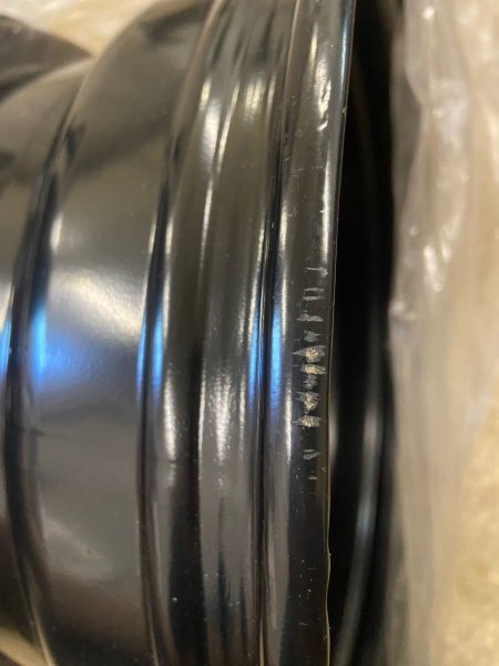 1 Диск усиленный Тойота Ниссан стальной черный 6x139,7 8xR15 d110 ET-19 (треуг. мелкий) (уценка)