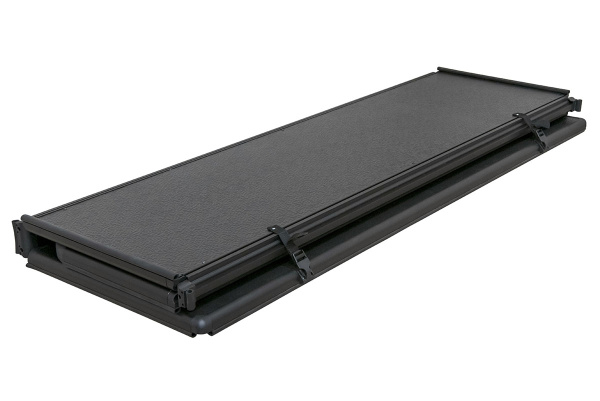 Крышка кузова Toyota Hilux Revo 2015+, трёхсекционная, алюминиевая, черная