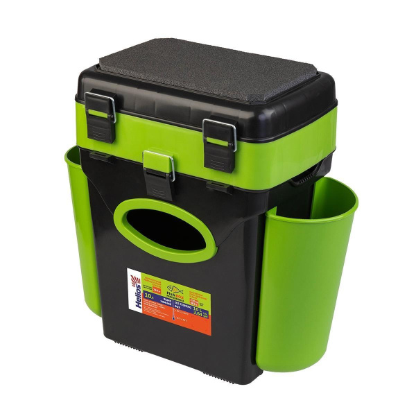 1 Ящик зимний FishBox (10л) зеленый Helios
