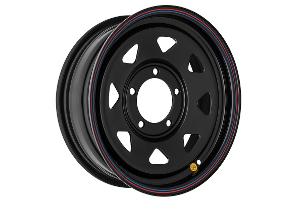 Диск усиленный Suzuki Jimny стальной черный 5x139,7 5,5xR16 d108,1 ET+5 (треуг. мелкий)