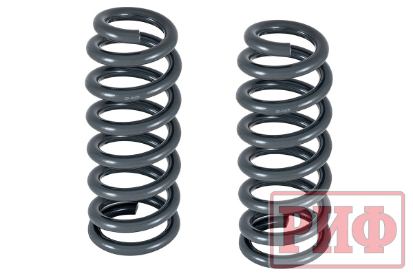 Пружины РИФ передние Mitsubishi Pajero III, IV 2000+ 0-50 кг дизель 3,2 и 50-100 кг бензин 3.0 лифт 40 мм