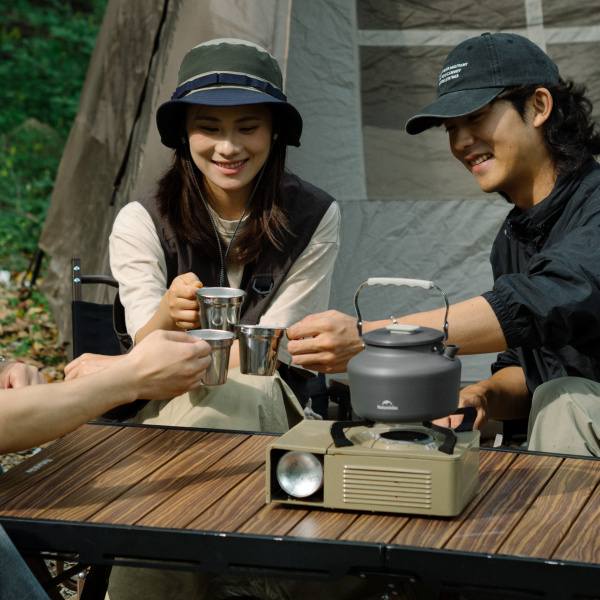 Чайник Naturehike туристический, 1,4 л., алюминий, серый