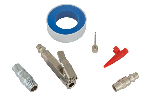 Компрессор двухпоршневой высокопроизводительный переносной HF с ресивером