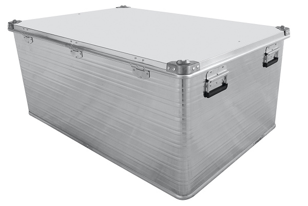 Ящик алюминиевый РИФ с замком 1176х790х517 мм (ДхШхВ) Ящик алюминиевый РИФ с замком 1176х790х517 мм (ДхШхВ)