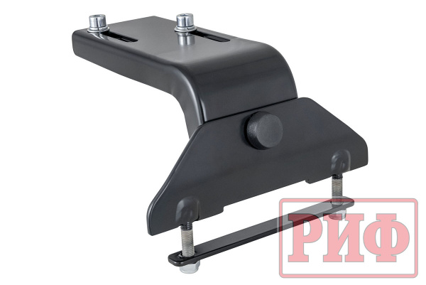 Багажник экспедиционный (платформа) РИФ 1200x1400 мм для Nissan Navara D40 (без штатных рейлингов)