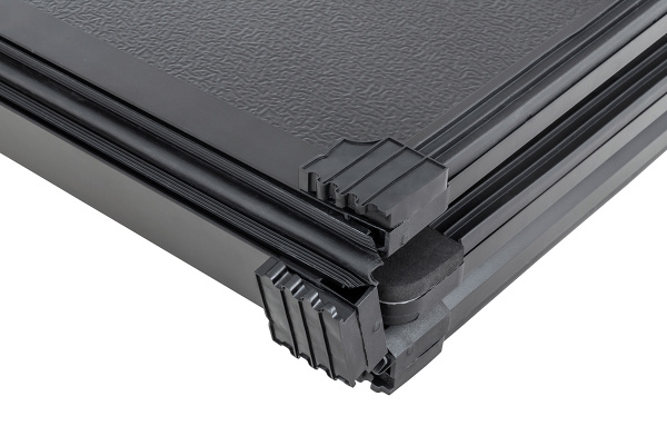 Крышка кузова РИФ для Great Wall Poer, трёхсекционная 1600х1610/1570 мм, алюминиевая, черная