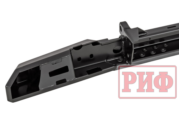 Бампер РИФ силовой задний УАЗ Буханка с фонарями, калиткой, возможн. уст. фаркопа, стандарт