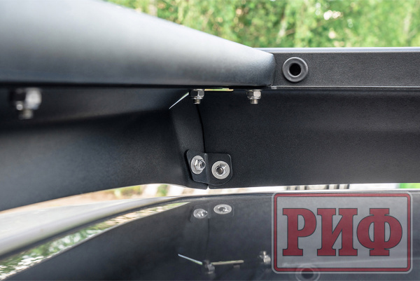 Багажник экспедиционный (платформа) алюминиевый РИФ 1250x2080 мм для TLC 80 (с крепежом)