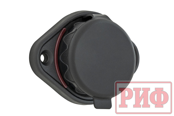 Розетка USB 3,1А накладное крепление, красная подсветка