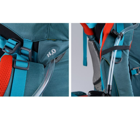 8 Рюкзак туристический Naturehike 45L, черный