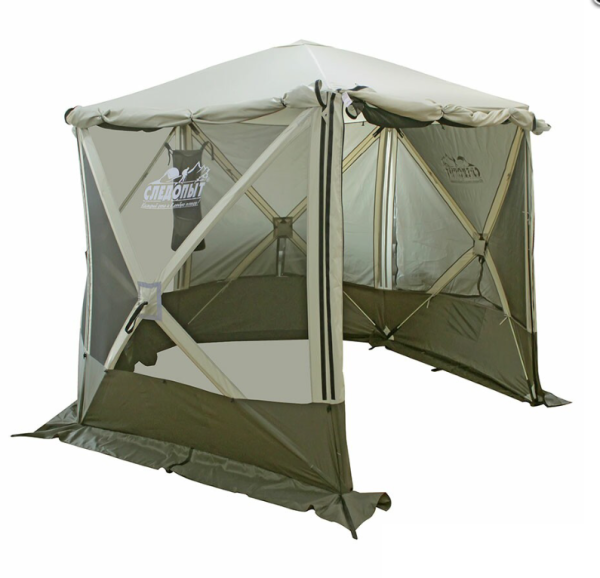 Шатер "СЛЕДОПЫТ" быстросборный, 5 стен, h-2,08 м, (1,8 х 1,7 м)