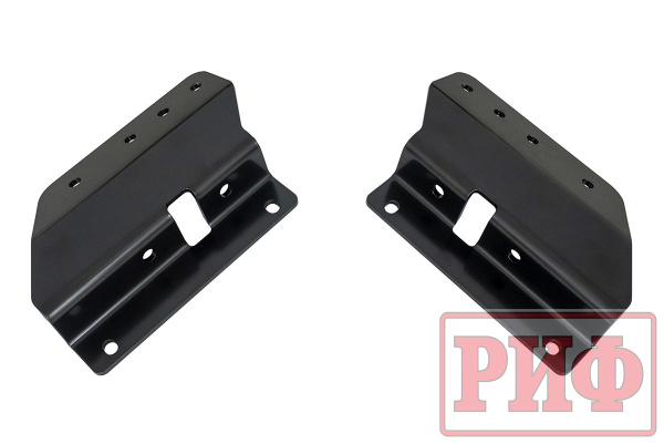 Бампер РИФ силовой задний Renault Duster 2021+ c квадратом под фаркоп