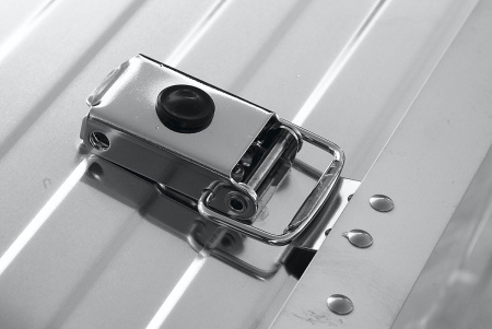 Ящик алюминиевый РИФ с замком 690х455х320 мм (ДхШхВ)