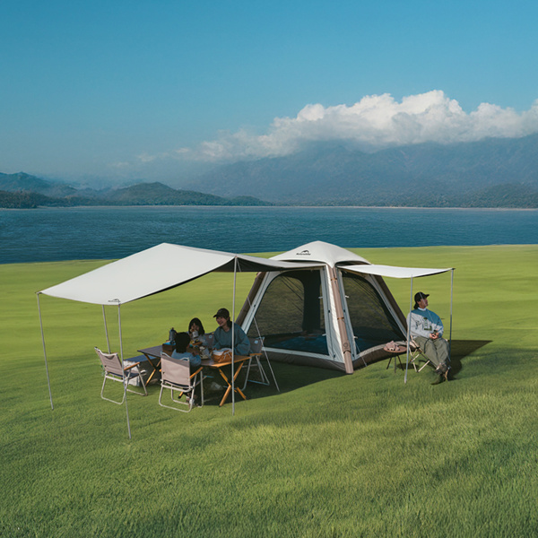 1 Палатка Naturehike Ango Air Pro, 4-местная, быстросборная, надувной каркас, коричневая 1 Палатка Naturehike Ango Air Pro, 4-местная, быстросборная, надувной каркас, коричневая