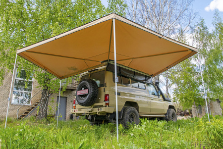Маркиза автомобильная РИФ веерная 2,5х2,5 м (правая) Маркиза автомобильная РИФ веерная 2,5х2,5 м (правая)