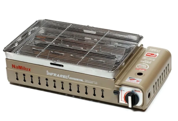 3 Гриль газовый портативный NaMilux GM4305 (GM2350PS) (с переходником)