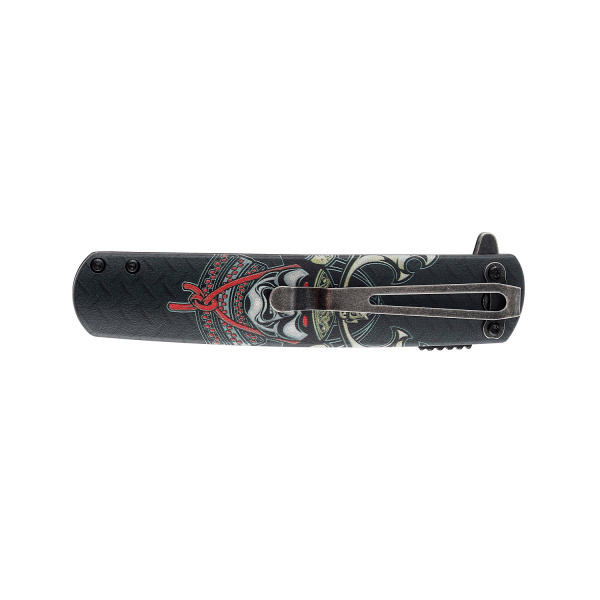 Нож GANZO, G626-BS Черный Самурай, длина клинка 96 мм