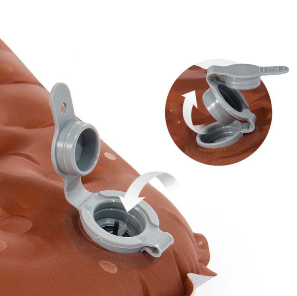 2 Коврик надувной Naturehike 196х64х8 см, оранжевый