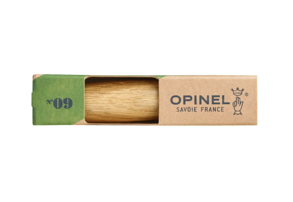 3 Нож Opinel №9, нержавеющая сталь, дубовая рукоять