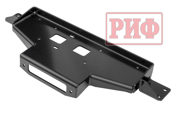 Площадка РИФ под лебёдку c защитой радиатора в штатный бампер Mitsubishi Pajero Sport 2021+ дизель