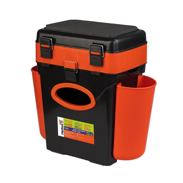 1 Ящик зимний FishBox (10л) оранжевый Helios