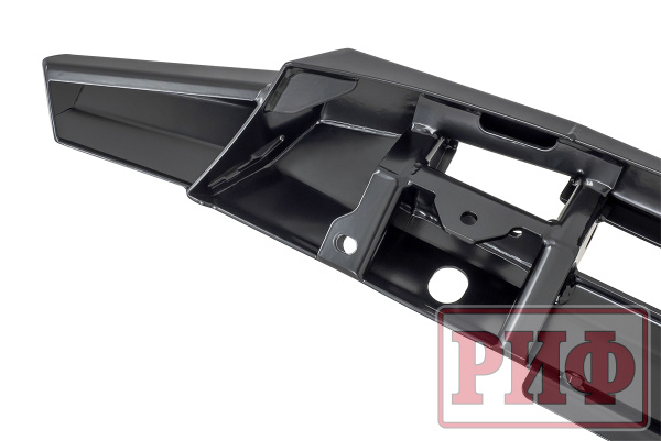 Бампер РИФ силовой передний Mitsubishi Pajero Sport 2015-2020 с защитой радиатора