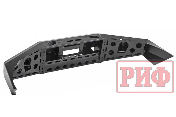 Бампер РИФ передний Ford Ranger T6 с доп. фарами без кенгурина