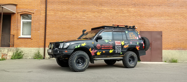 Багажник экспедиционный (платформа) алюминиевый РИФ 1250x2080 мм для Toyota Land Cruiser 100/105 (с крепежом)