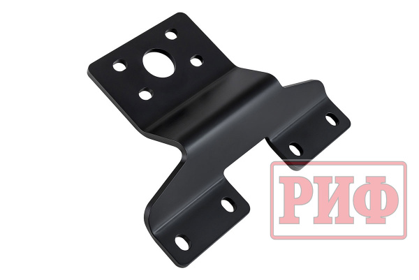 Бампер РИФ силовой задний Nissan Patrol Y62 с квадратом под фаркоп