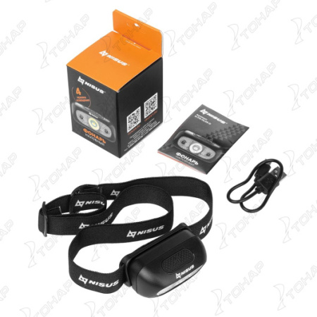 91 Фонарь налобный NISUS 200 LM, IP44, USB 91 Фонарь налобный NISUS 200 LM, IP44, USB