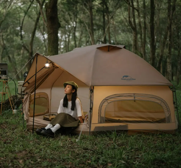 3 Палатка Naturehike шестиугольная 4-местная, алюминиевый каркас, темно-зеленый 3 Палатка Naturehike шестиугольная 4-местная, алюминиевый каркас, темно-зеленый