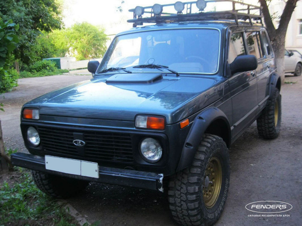 Расширители колёсных арок ВАЗ НИВА 2131 5D под нерезанные арки колёс