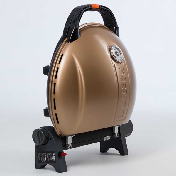Гриль газовый O-GRILL 900МT bicolor черный-золотистый (в комплекте адаптер тип А)