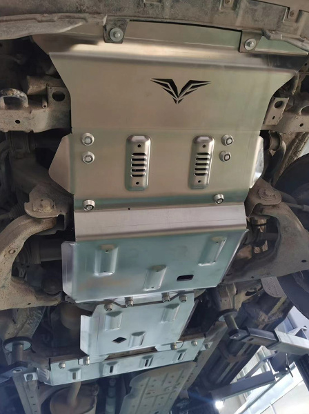 Защита Falcon радиатора, картера, РК, КПП для GWM Haval H9 (2015-2023), алюминий. 8 мм