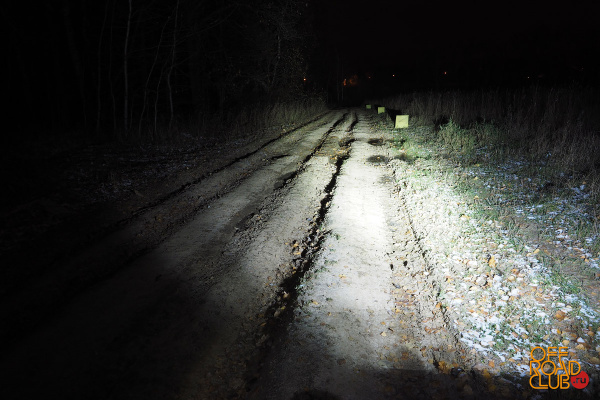 Светодиодная фара рабочего света РИФ 125 мм 40W LED