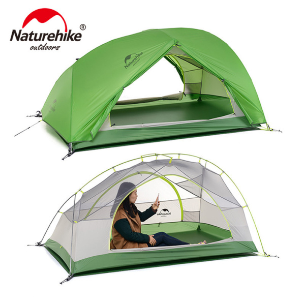 2 Палатка Naturehike Star-river 2-местная, алюминиевый каркас, сверхлегкая, зеленый 2 Палатка Naturehike Star-river 2-местная, алюминиевый каркас, сверхлегкая, зеленый