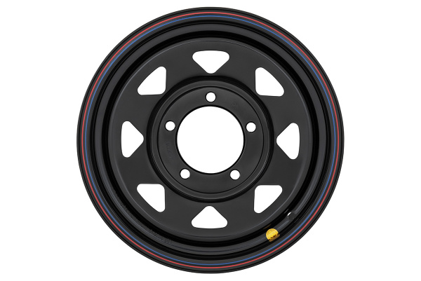 Диск усиленный Suzuki Jimny стальной черный 5x139,7 5,5xR15 d108,1 ET+5 (треуг. мелкий)