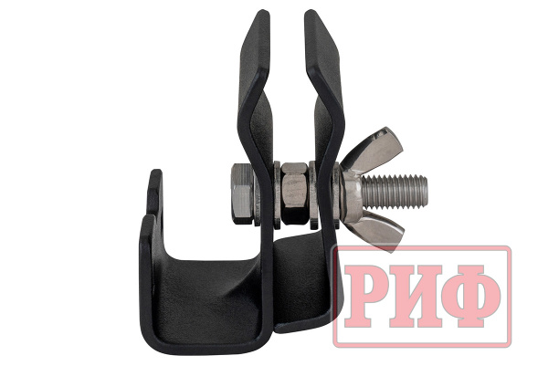 Кронштейны для крепления лопаты к алюминиевому багажнику (платформе) РИФ