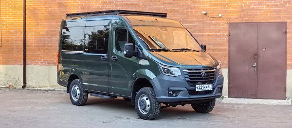 Багажник алюминиевый РИФ 1600x2650 мм для ГАЗ Соболь NN Минивэн (с вставкой RIF208-16572)