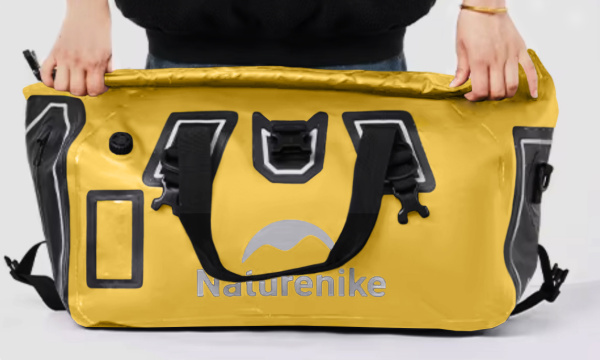 3 Гермосумка Naturehike 60 л ПВХ (желтая)