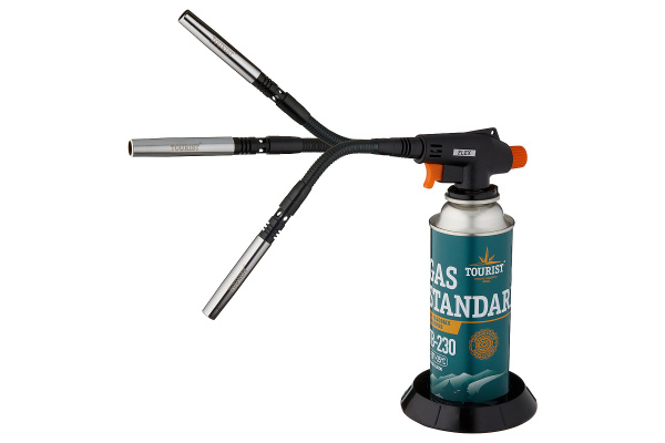 3 Резак газовый TOURIST FLEX с пьезоподжигом, гибкое сопло паяльного типа.