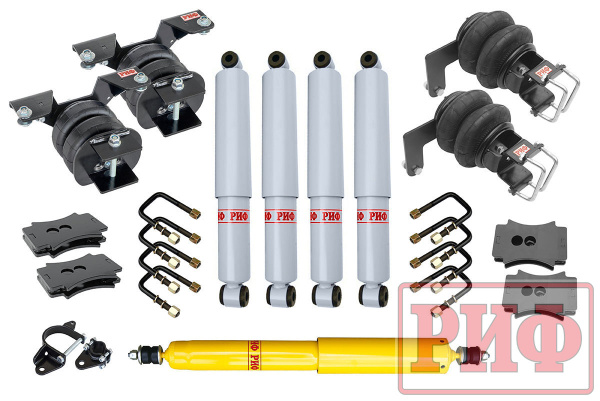 Лифт-комплект газовый с пневмоподвеской РИФ для ГАЗ Соболь до 2018 30 мм