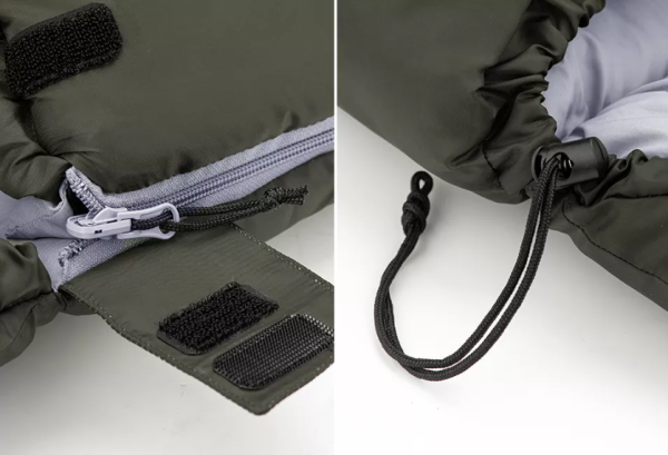 3 Мешок спальный Naturehike U350S, (190х30)х75 см, (правый) (ТК: -3C), темно-зеленый