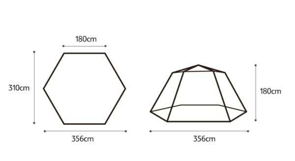 4 Палатка Naturehike Hexagonal 3-4-местная, автоматическая, хаки (бежевая) 4 Палатка Naturehike Hexagonal 3-4-местная, автоматическая, хаки (бежевая)