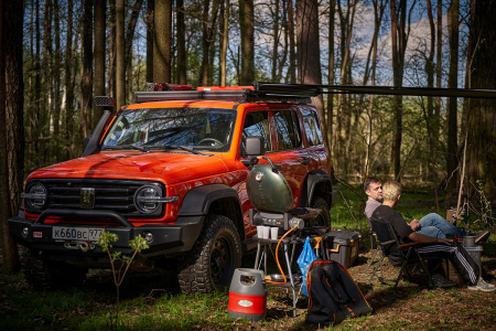 Маркиза автомобильная РИФ 2х2,5 м, черная