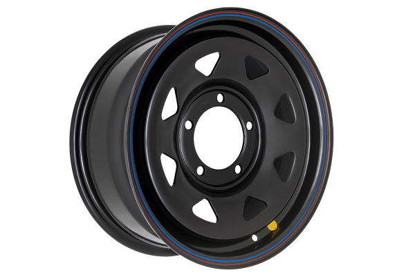 Диск усиленный УАЗ стальной черный 5x139,7 7xR16 d110 ET+35 (треуг. мелкий)