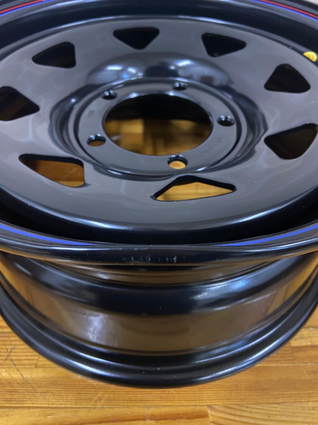 2 Диск усиленный УАЗ стальной черный 5x139,7 7xR16 d110 ET+25 (треуг. мелк.) (уценка)