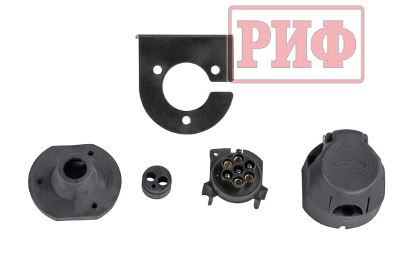 Переходник для фаркопа на задние бампера РИФ с площадкой под лебедку